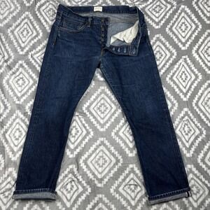 Simon Miller Indio M002 Slim Japanese Selvedge Denim Straight Jeans 34x32(29")